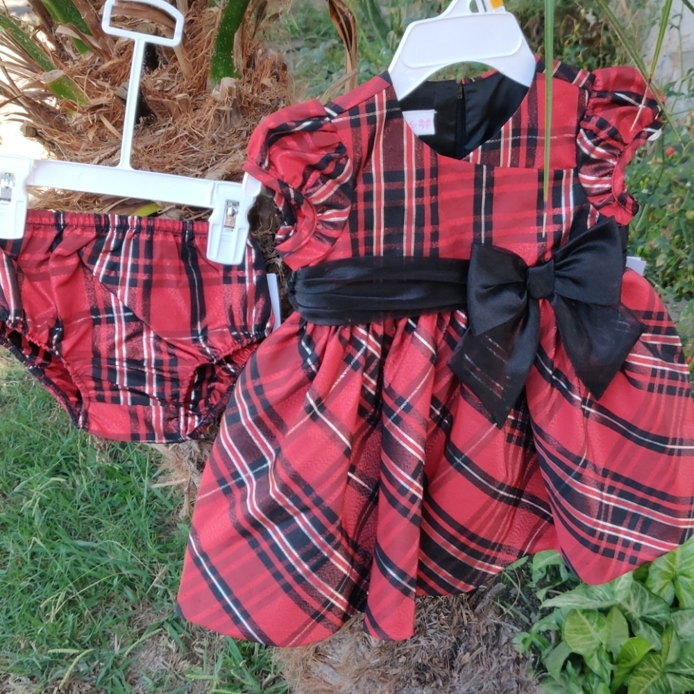 Bonnie Baby baby girl dress size 6-9Months - Picture 6 of 7